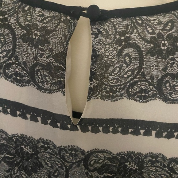 J. Crew‎ Collection Jukes Dress Trompe L’oeil Black Lace Silk Size 4 EUC - Picture 5 of 7